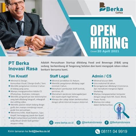 Pt Berka Inovasi Rasa Budi Luhur Career Center