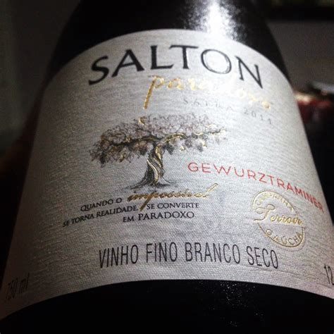 Vinhos de Minha Vida Salton Paradoxo Gewürztraminer e seus aromas