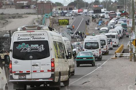 Tránsito restringido en calles de Arequipa debido a protesta EDICION