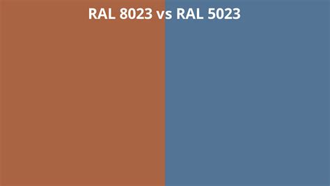 Ral 8023 Vs 5023 Ral Colour Chart Uk