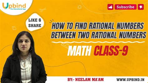 How To Find Rational Numbers Between Two Rational Numbers Class 9 Maths Chapter 1 Number