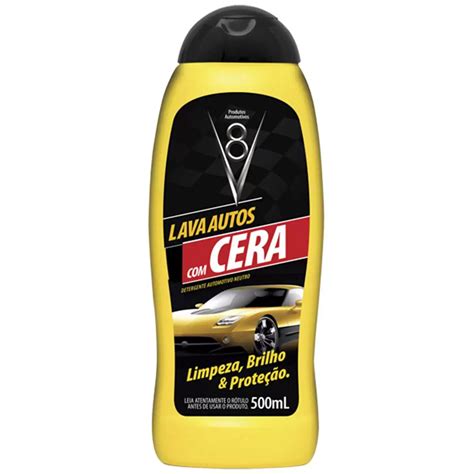 Detergente Automotivo Cera Lava Auto Shampoo Cera Para Carros