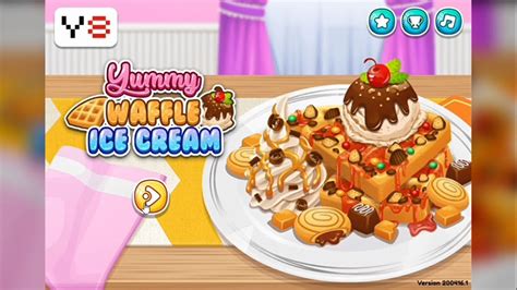 Yummy Waffle Ice Cream Game Play Online At Y8 YouTube