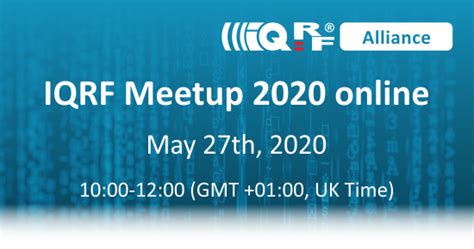 Event IQRF Meetup 2020 Online IQRF Alliance