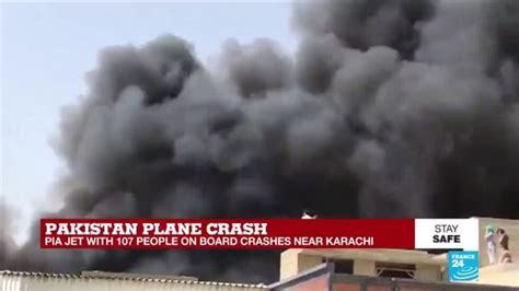 Pakistan Plane Crash PIA Jet With 107 People On Board Crashes Near