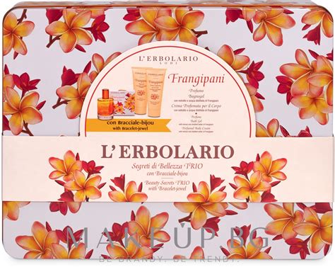 L Erbolario Frangipani Комплект perfume 50ml sh gel 100ml b cr