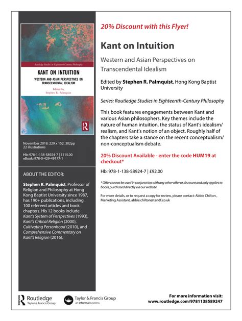 Pdf Kant On Intuition Western And Asian Perspectives On