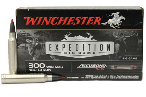 Shop Winchester 300 Win Mag 180 Gr Expedition Big Game Accubond Ct 20