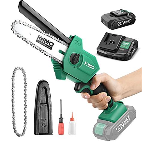 Reviews For Kimo Cordless Mini Chainsaw Battery Powered W 20ah Rechargeable Battery And Fast