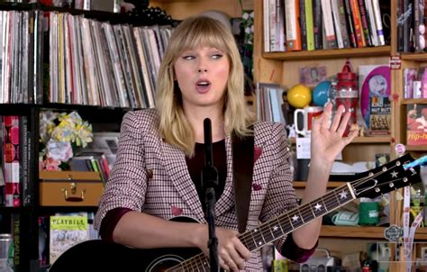 Watch Taylor Swift Perform on NPR's Tiny Desk Concert