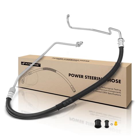 A Premium Power Steering Pressure Hose Line Assembly With Quick Connect Fitting Compatible With