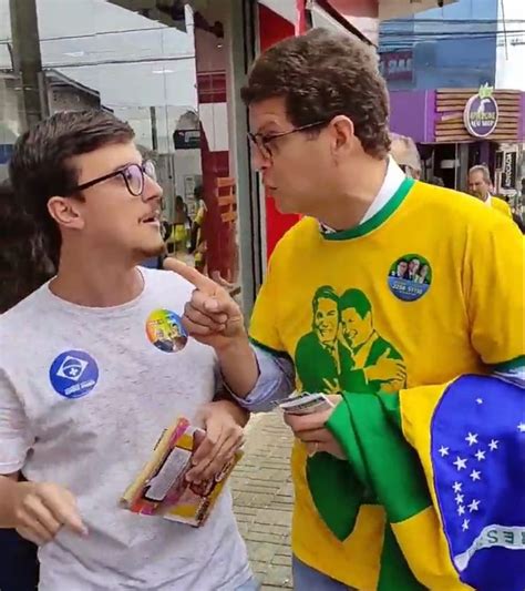 Vídeo candidato a deputado estadual discute Ricardo Salles em SP