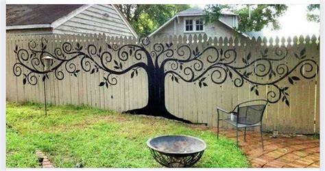 30 fence painting ideas backyard fence painting ideas – Artofit