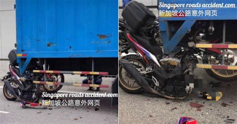 Motorcyclist 30 Dies After Bike Crashes Into Lorry In Tuas