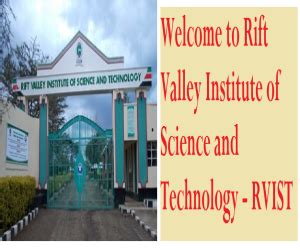 Rift Valley Institute of Science and Technology RVIST - Kenyaplex.com