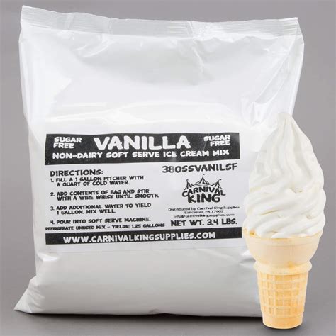 Buy Op King Non Dairy And Sugar Free Vanilla Soft Serve Ice Cream Mix