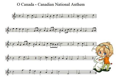 Canadian National Anthem | O Canada | Violin by valdesu on DeviantArt