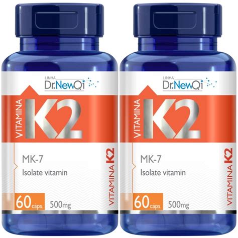 Kit Vitamina K Menaquinona C Psulas Mg Dr New Qi Upnutri