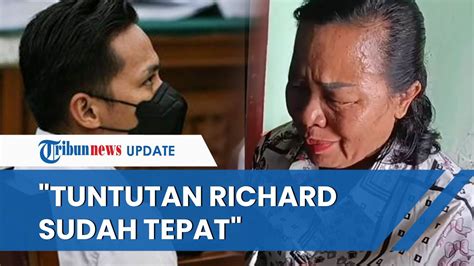 Tuntutan Hukuman Richard Eliezer Lebih Tinggi Dibanding Putri Kejagung