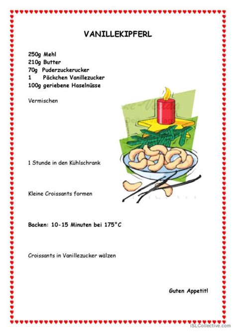 43 Rezept Deutsch DAF Arbeitsblätter pdf doc