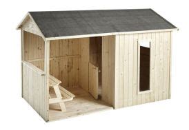 Cabane Maison Denfants En Bois Trait Sur Pilotis Winny X M