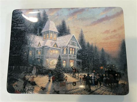 Thomas Kinkade Victorian Christmas Celebration Bradford Exchange Plate