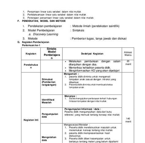 Contoh Kegiatan Pembelajaran Dalam Rpp Guru Calistung