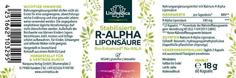 R Alpha Lipons Ure Sodium Bio Enhanced Mg Pro Tagesdosis