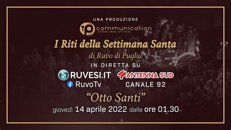 I Riti Della Settimana Santa A Ruvo Di Puglia Youtube