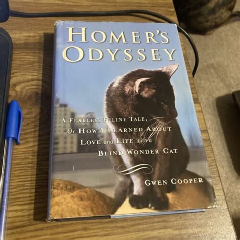 Homer S Odyssey Gwen Cooper Hc Dj 2009 Delacourte Press Blind Wonder Cat Ebay