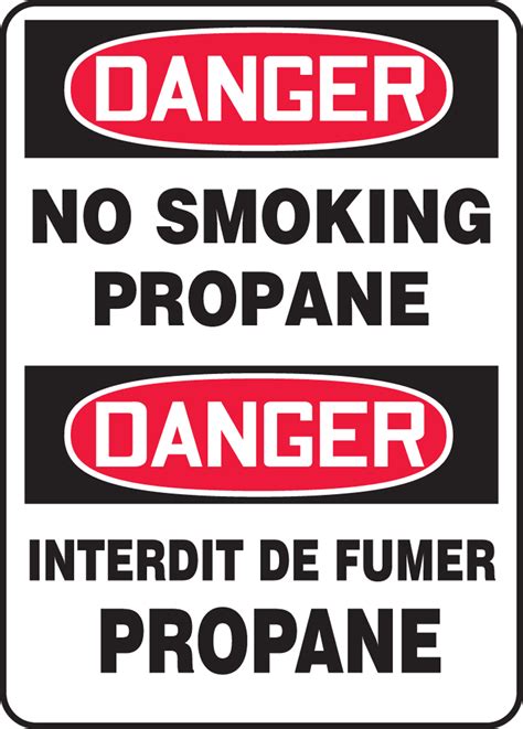 Propane Safety Signs