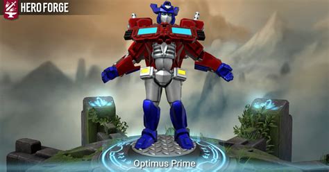 Optimus Prime Made With Hero Forge