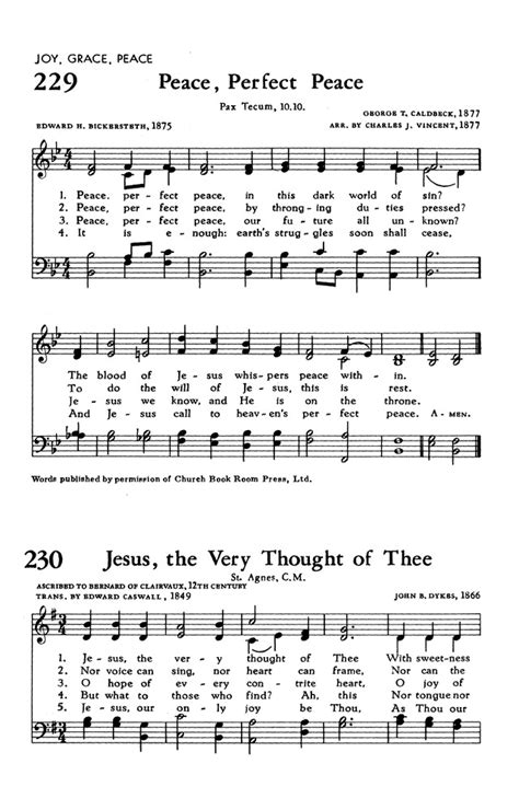 The Hymnal Of The Evangelical United Brethren Church 230 Jesus The