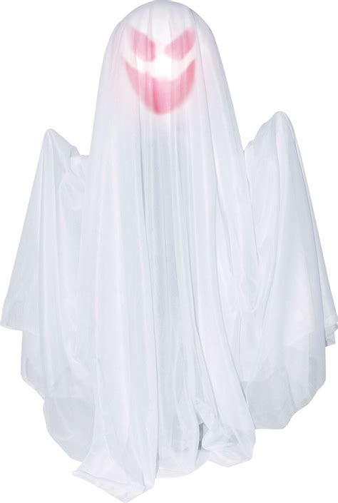 New 2Ft Animated RISING GHOST Eyes Light Sound Halloween Haunted Prop Decoration - Props