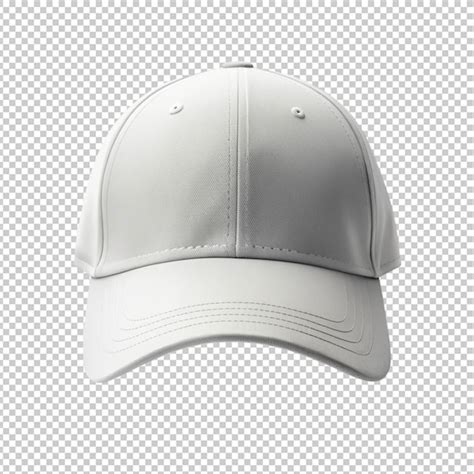 White Baseball Cap Mockup Premium Ai Generated Psd