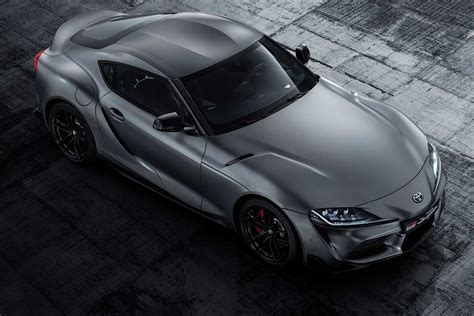 Toyota Supra Matte Gray Top View 2020 - AUTOBICS