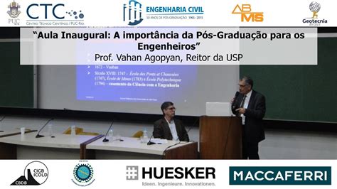 Aula Inaugural: A importância da Pós-Graduação para os Engenheiros ...