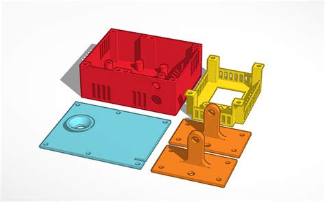 3d Design Dht22 Esp32cam Wallmount Tinkercad