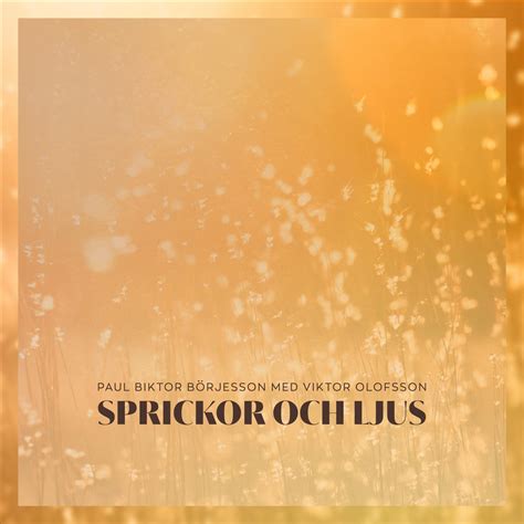 Sprickor Och Ljus Instrumental Feat Viktor Olofsson Single