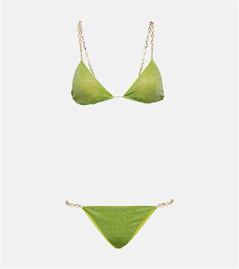 Lumière bikini set in green Oseree Mytheresa