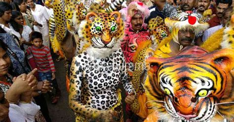 Picturesque Pulikali marks end of Onam fete in Thrissur | Pix, video ...