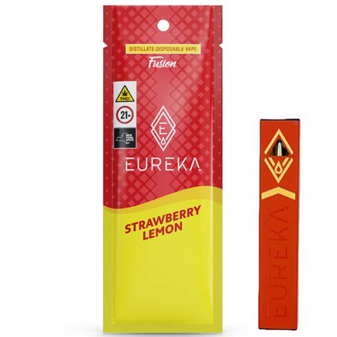 Eureka Strawberry Lemon Disposable Vape Hybrid {0 5g} Flynnstoned