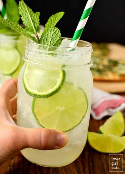 Sparkling Mint Limeade Refreshing Mocktail Recipe