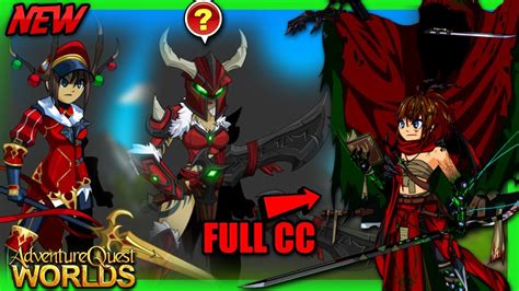 Full Cc Set And More Aqw Adventurequest Worlds Youtube