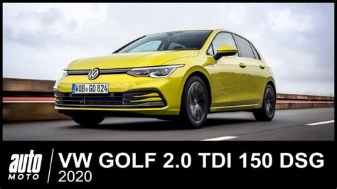 VW GOLF 8 2 0 TDI 150 ch DSG7 Style ESSAI POV AUTO MOTO Vidéo