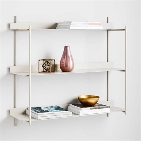 Reclaimed Solid Pine Floating Wall Shelves 24 48 West Elm