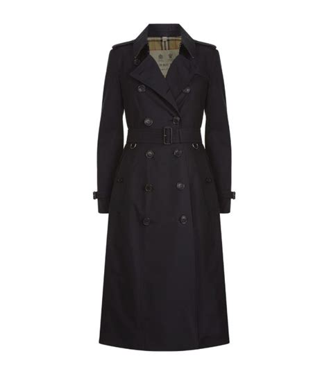 Womens Burberry Blue The Long Chelsea Heritage Trench Coat Harrods Uk