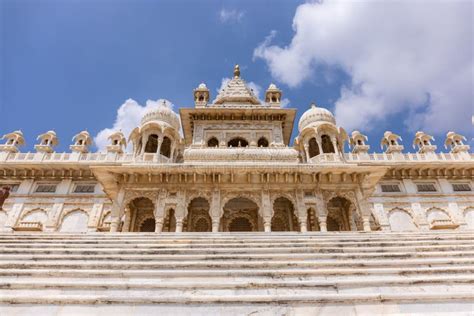 Architecture of Jaswant Thada White Building at Jodhpur Stock Photo ...