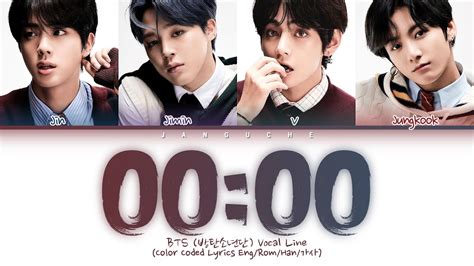 BTS 방탄소년단 00 00 Zero O Clock Color Coded Lyrics Eng Rom Han 가사