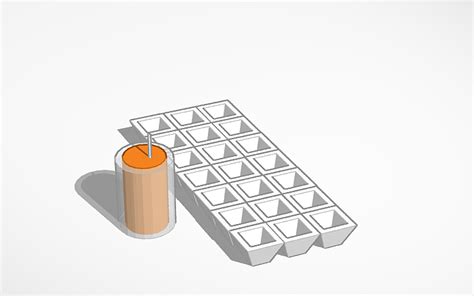 3d Design Ice Block Tray Tinkercad